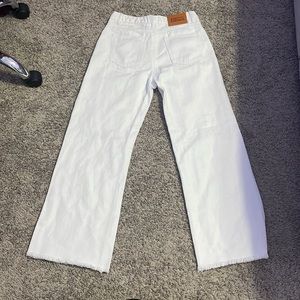 White Princess Polly Wide Leg Jeans